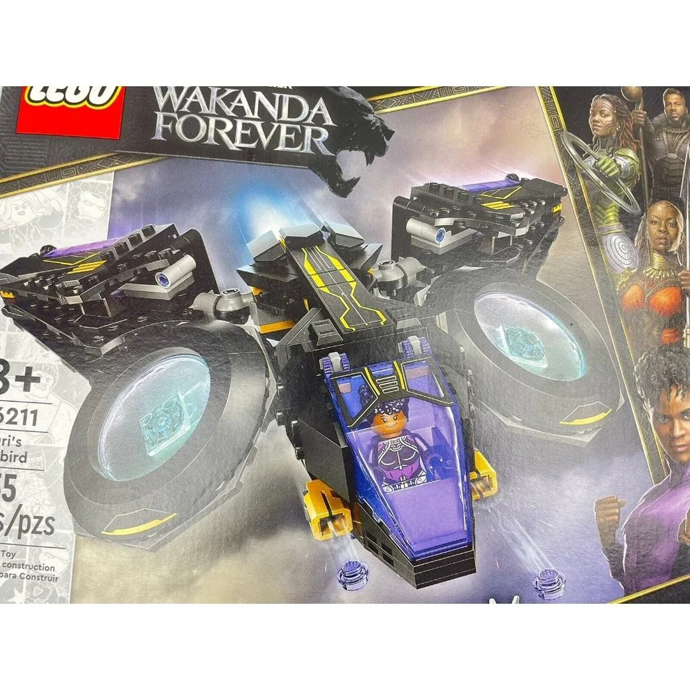LEGO MARVEL BLACK PANTHER WAKANDA FOREVER 355 PCS SHURI’S SUNBIRD